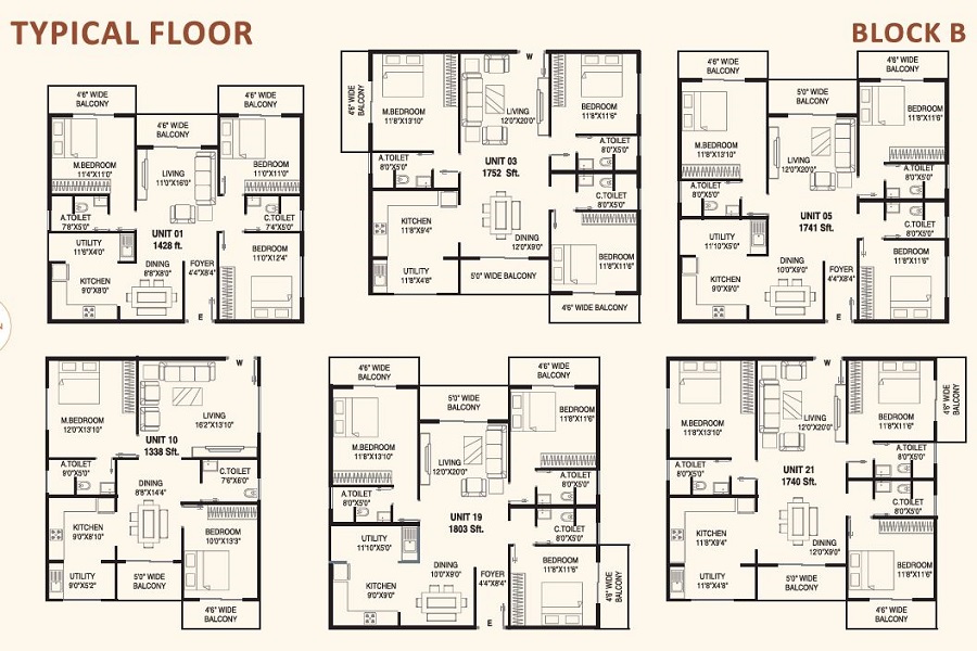 Typecal Floor Plan